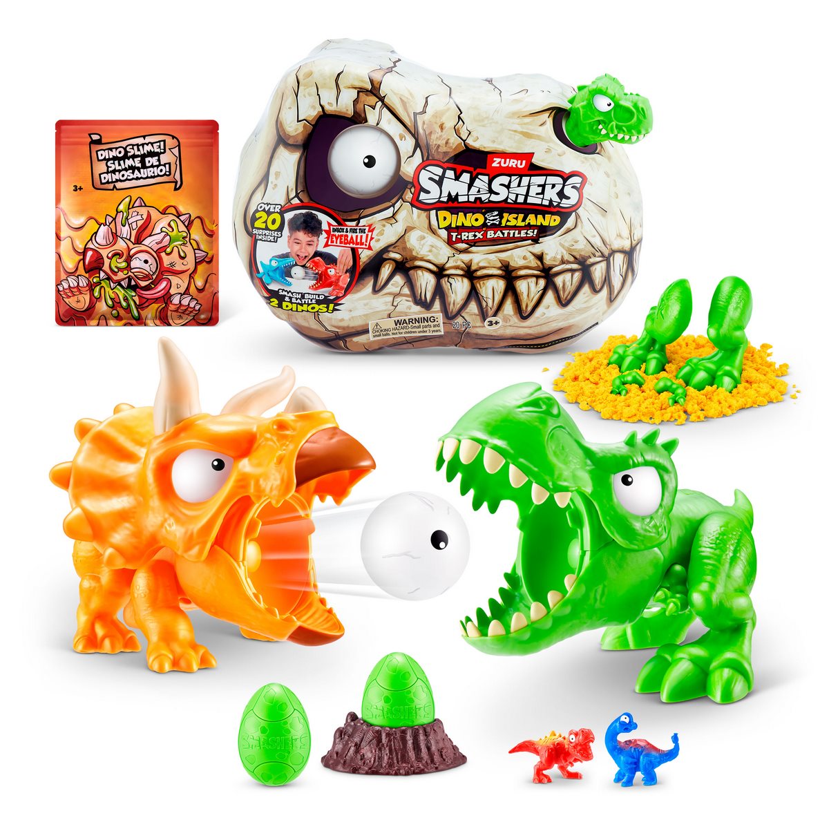 Set De Batalla T-Rex Smashers Dino Island - Verde